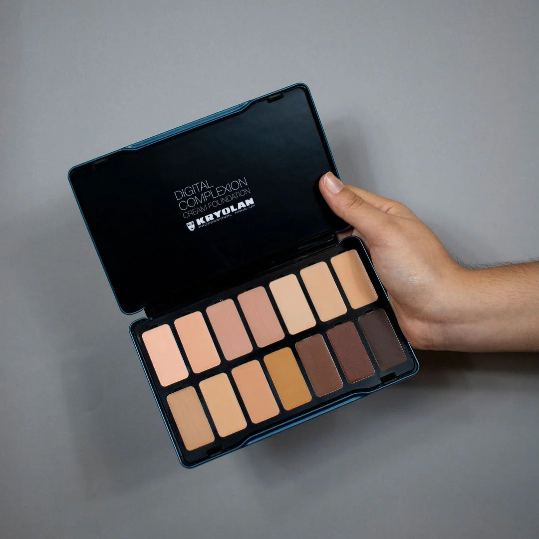 KRYOLAN DIGITAL COMPLEXION CREAM FOUNDATION PALETA DE 14 COLORES